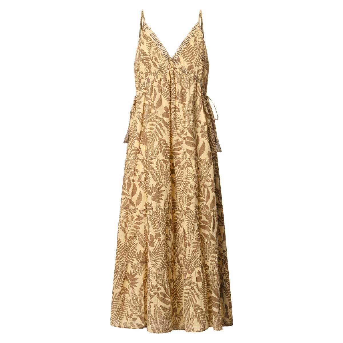Robe Midi À Imprimé Floral brun brun, PEPE JEANS