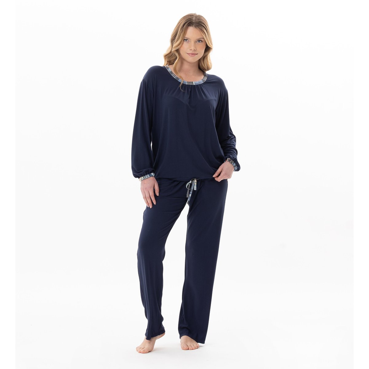 Pyjama en jersey BRADLEY 102 bleu, LE CHAT