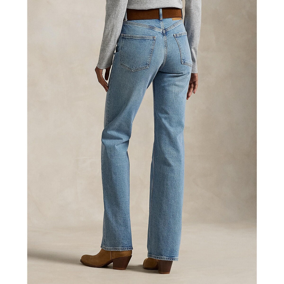 High Waist Flared Jeans denim, POLO RALPH LAUREN