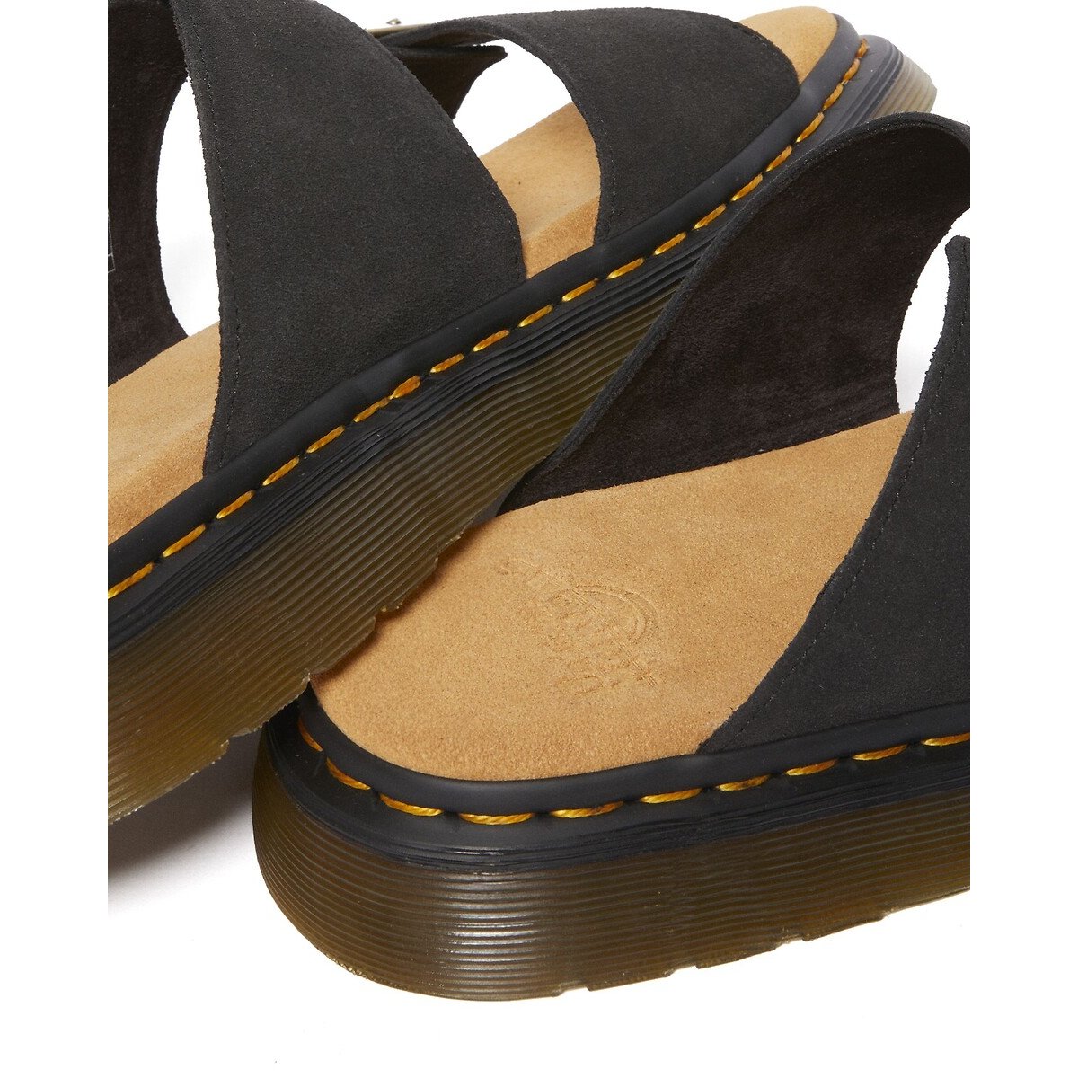 Mules Josef en cuir daim noir, DR. MARTENS