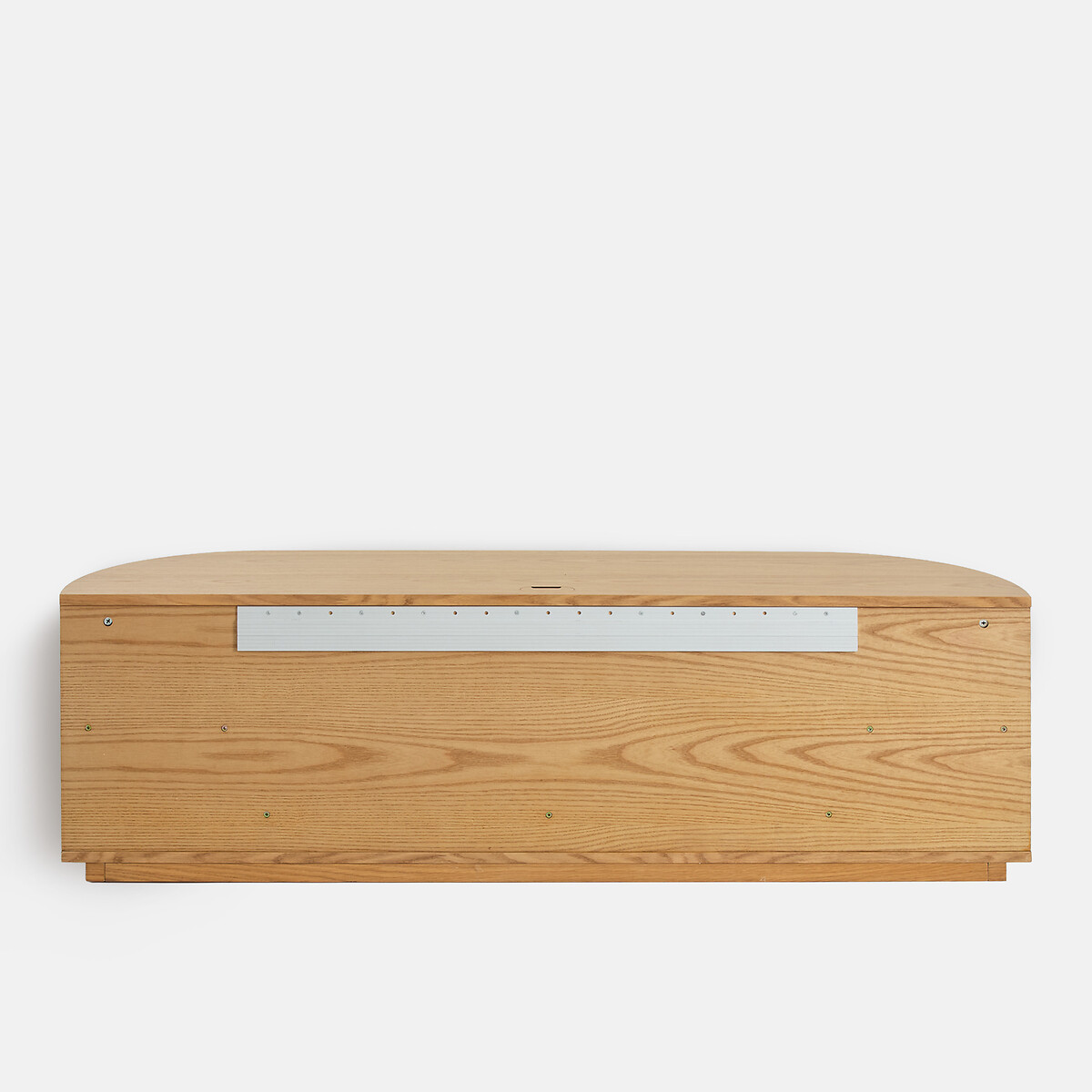 Maddy Oak Veneer Hanging TV Stand with 2 Doors and 6 Compartments, W160cm oak, LA REDOUTE INTERIEURS
