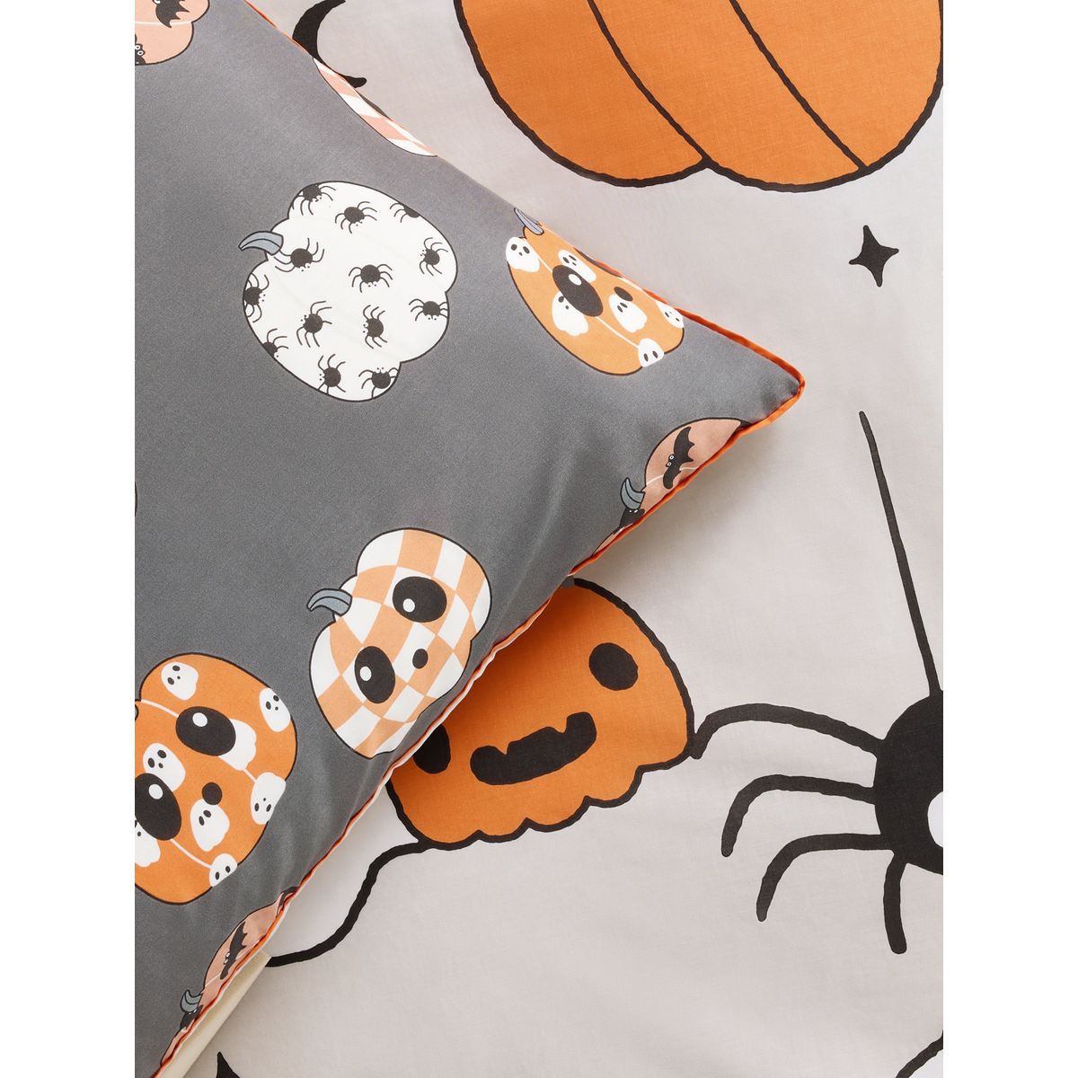 Parure housse de couette et taie d'oreiller halloween, NEXT