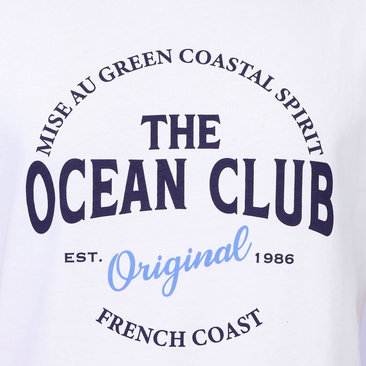 T-shirt Océan Club blanc, MISE AU GREEN
