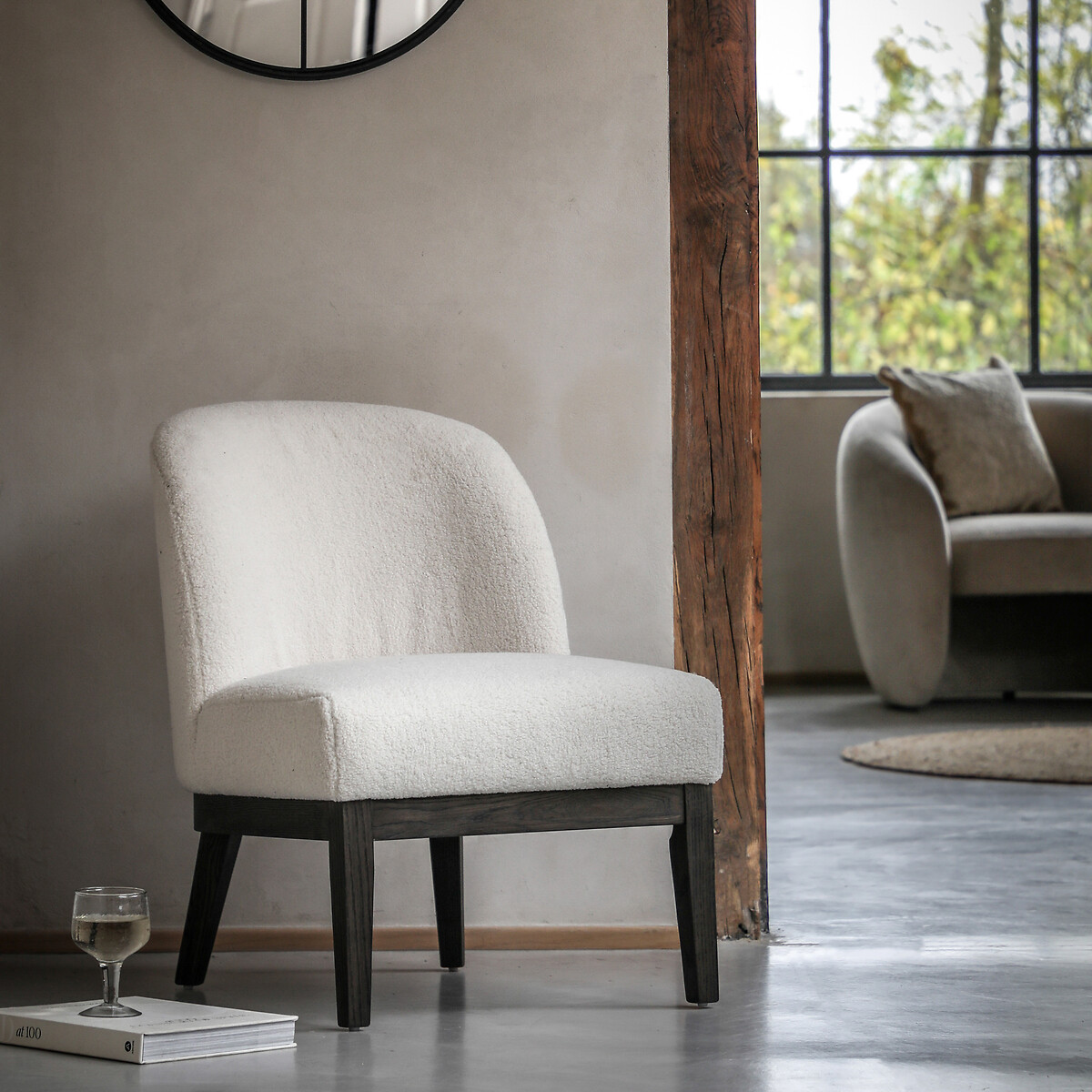 Alberta Boucle Chair ecru , SO'HOME