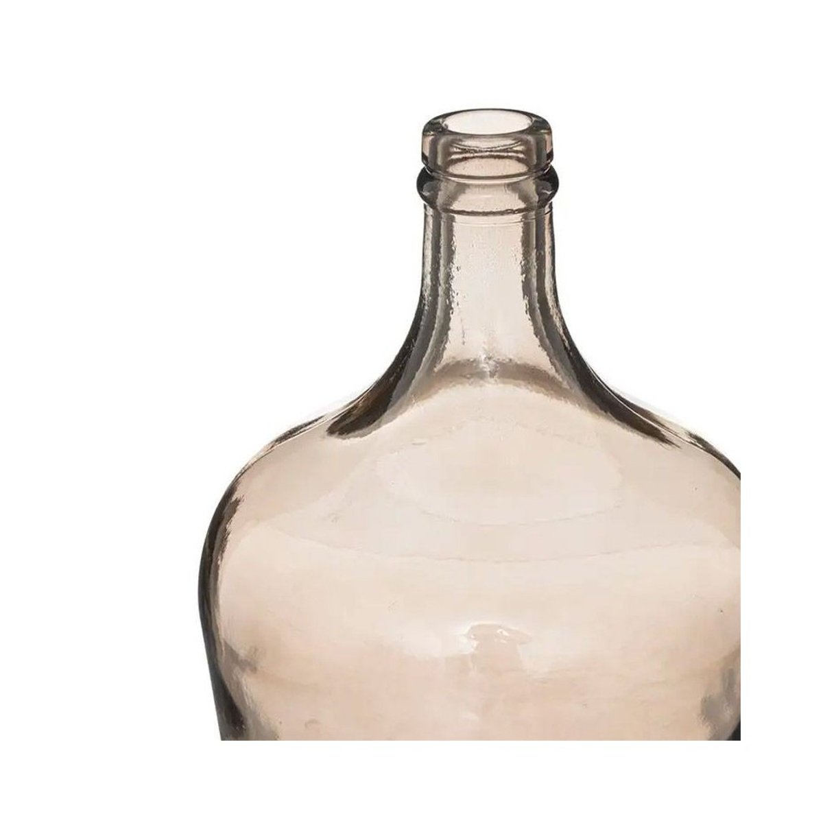 Dame Jeanne verre recyclé fumé H30 beige, ATMOSPHERA