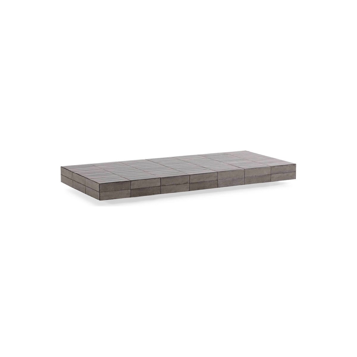 Table basse en céramique contemporaine gris, RECOLLECTION