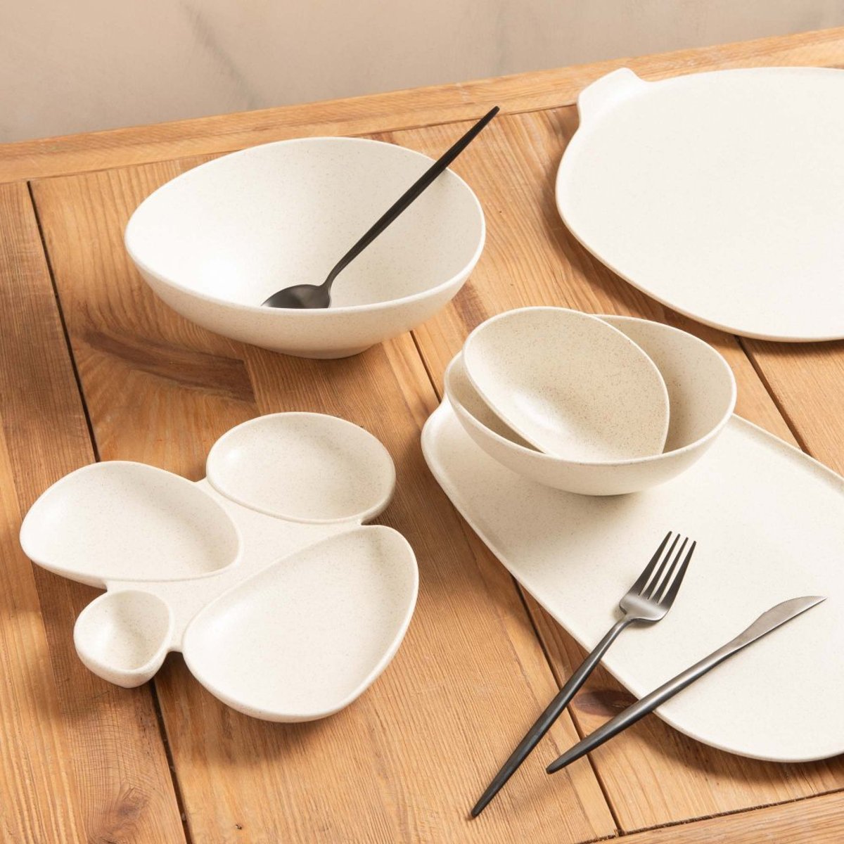 Saladier Dipsa 23x19 cm crème / ivoire, TABLE PASSION
