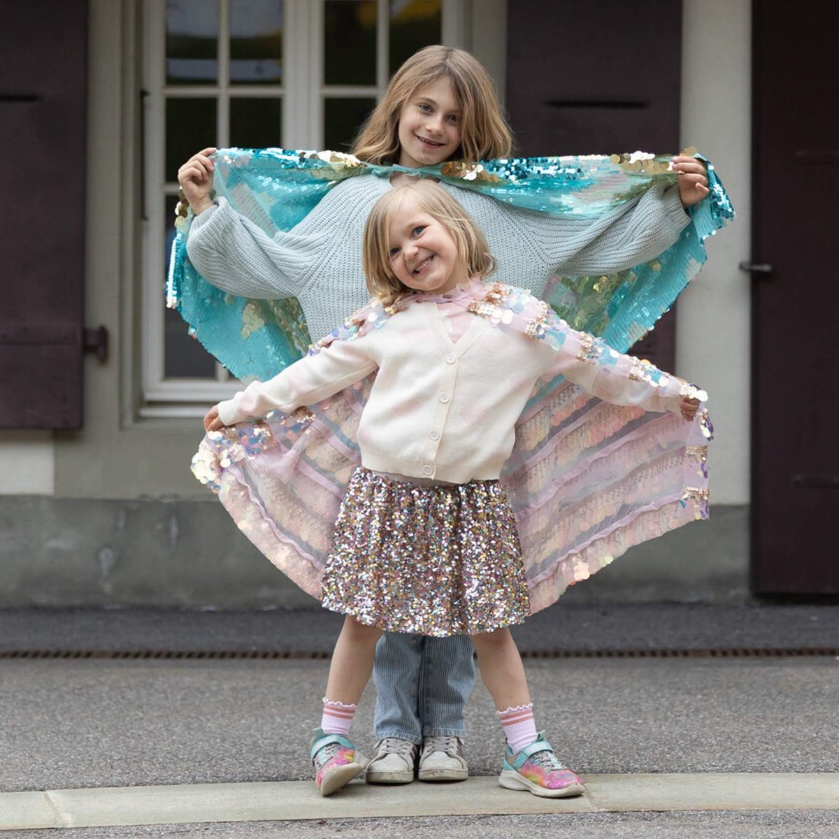 Déguisement enfant cape brillante The 5th Avenue rose, GREAT PRETENDERS