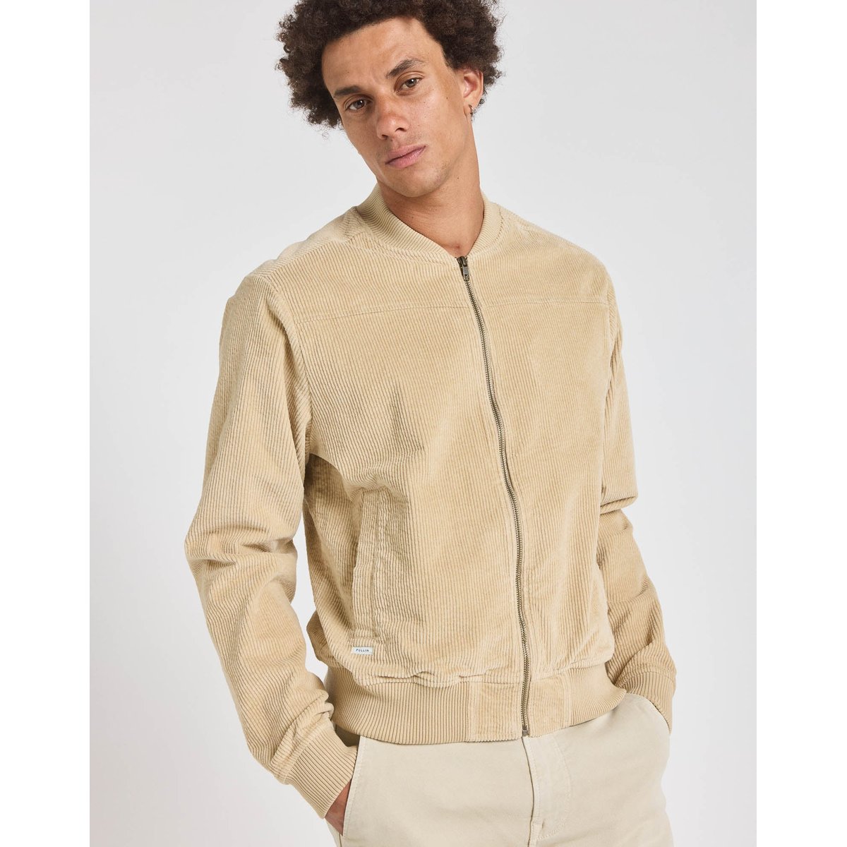 VESTE VELOURS BEIGE beige, PULLIN