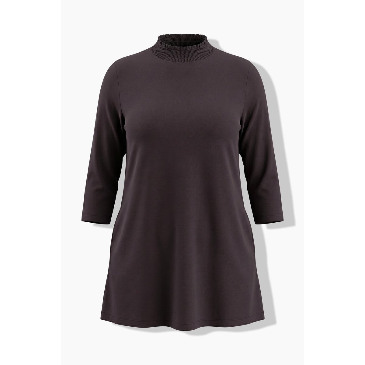 T-shirt long acajou, ULLA POPKEN