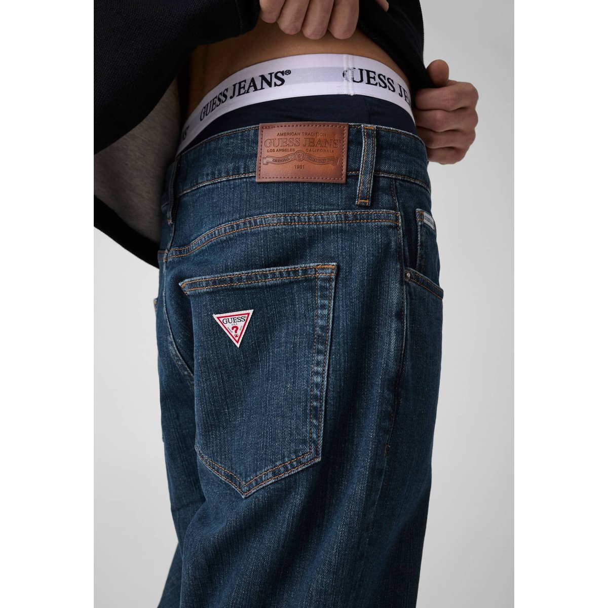 Jean G15 Relaxed Fit bleu, GUESS JEANS