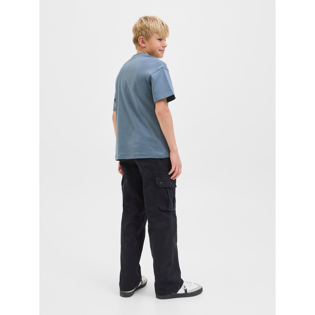 Pantalon À Jambe Large noire - black, JACK & JONES JUNIOR
