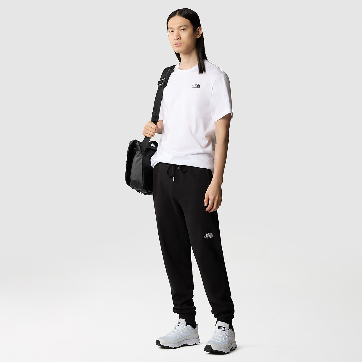 Red Box Cotton T-Shirt with Short Sleeves white, THE NORTH FACE