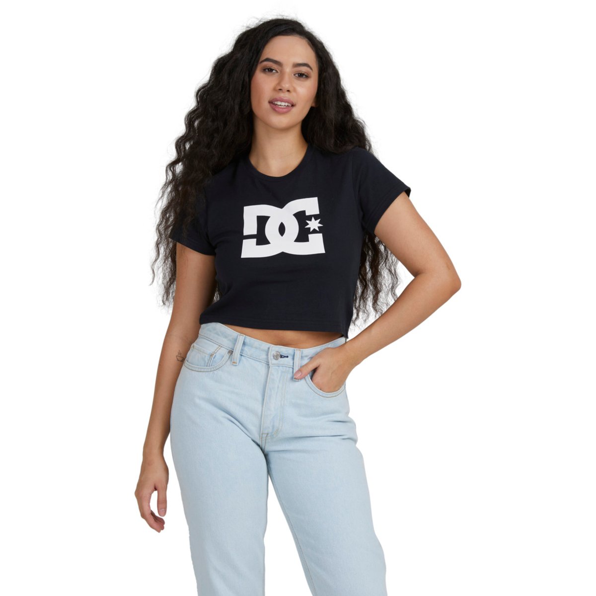 T-shirt court. noir black, DC SHOES
