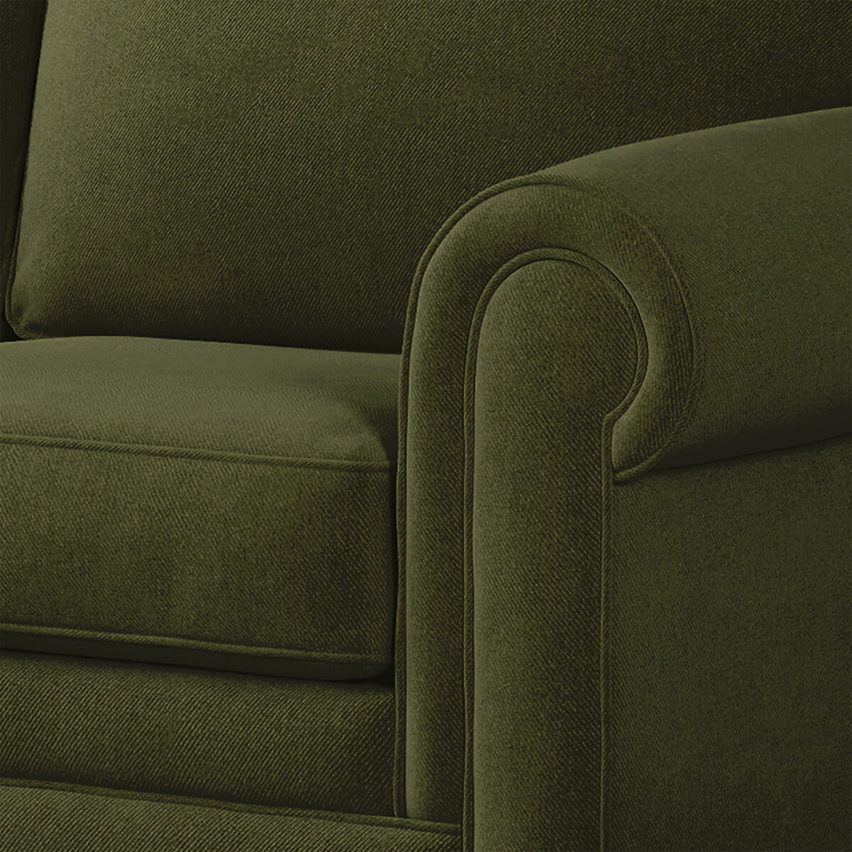 Jay-Be® Heritage Cosy Chenille 2 Seater Sofa Bed with Pocket Mattress hunter green, JAY-BE