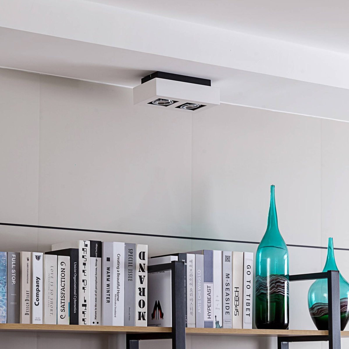 Spot en aluminium moderne, Vince blanc, ARCCHIO