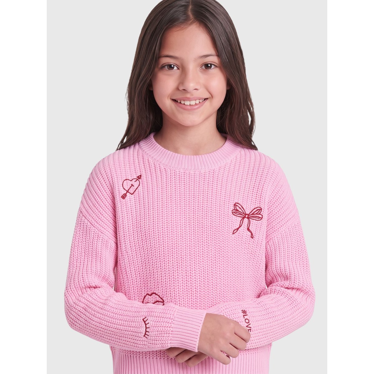 Pull En Maille rose - pink lady 1, KIDS ONLY