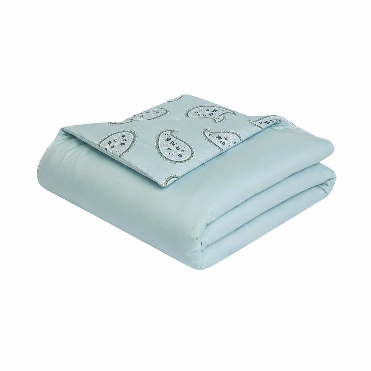 Housse De Couette Réversible Percale De Coton 120 Fils - BASTIDE blanc, TRADITION DES VOSGES