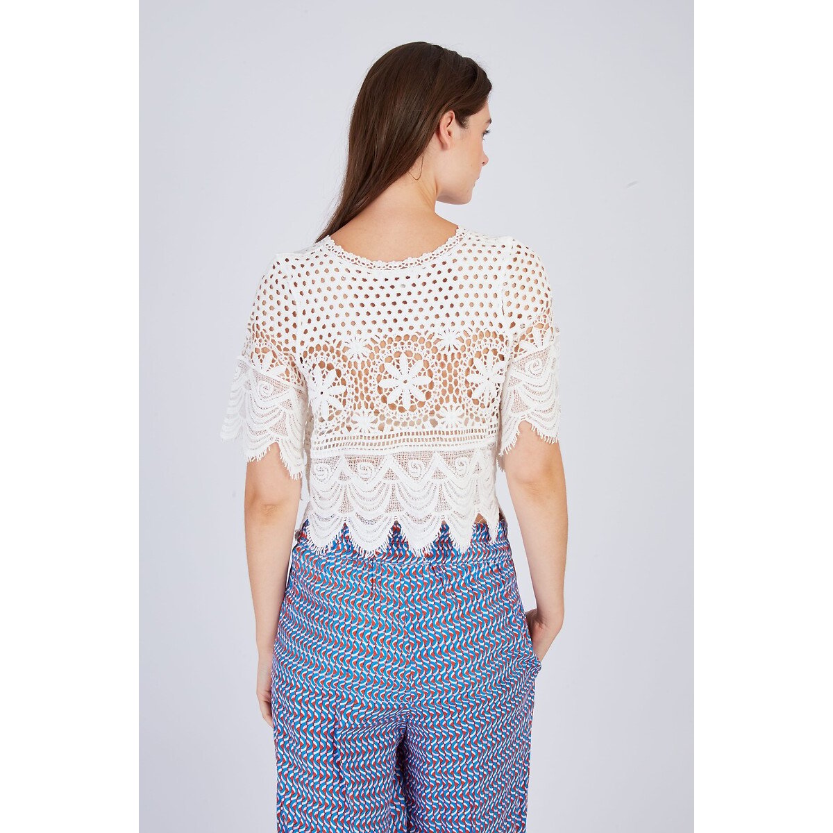 Elka Crochet Jumper white, DERHY