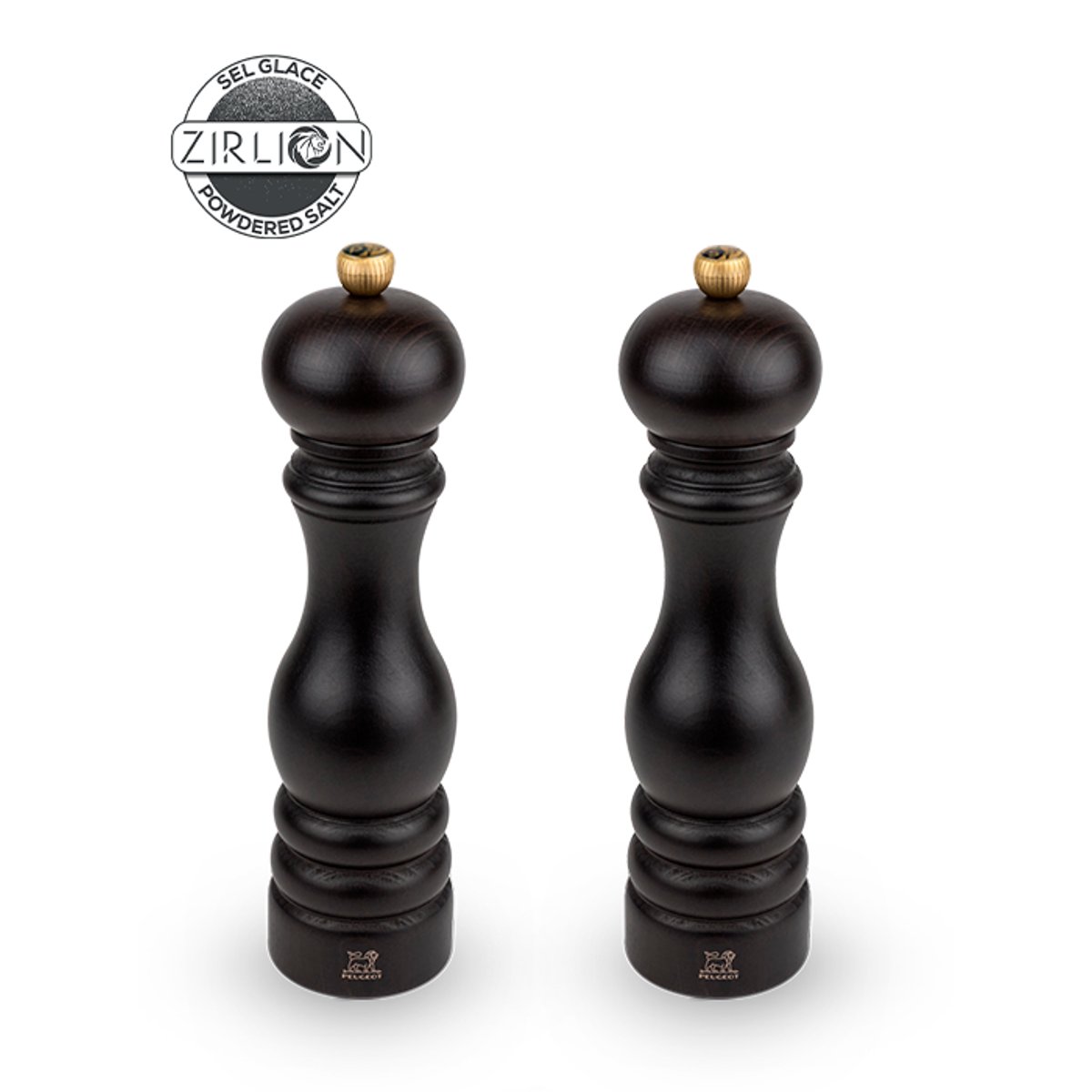 Duo de moulins à poivre et à sel manuels en chocolat, PEUGEOT
