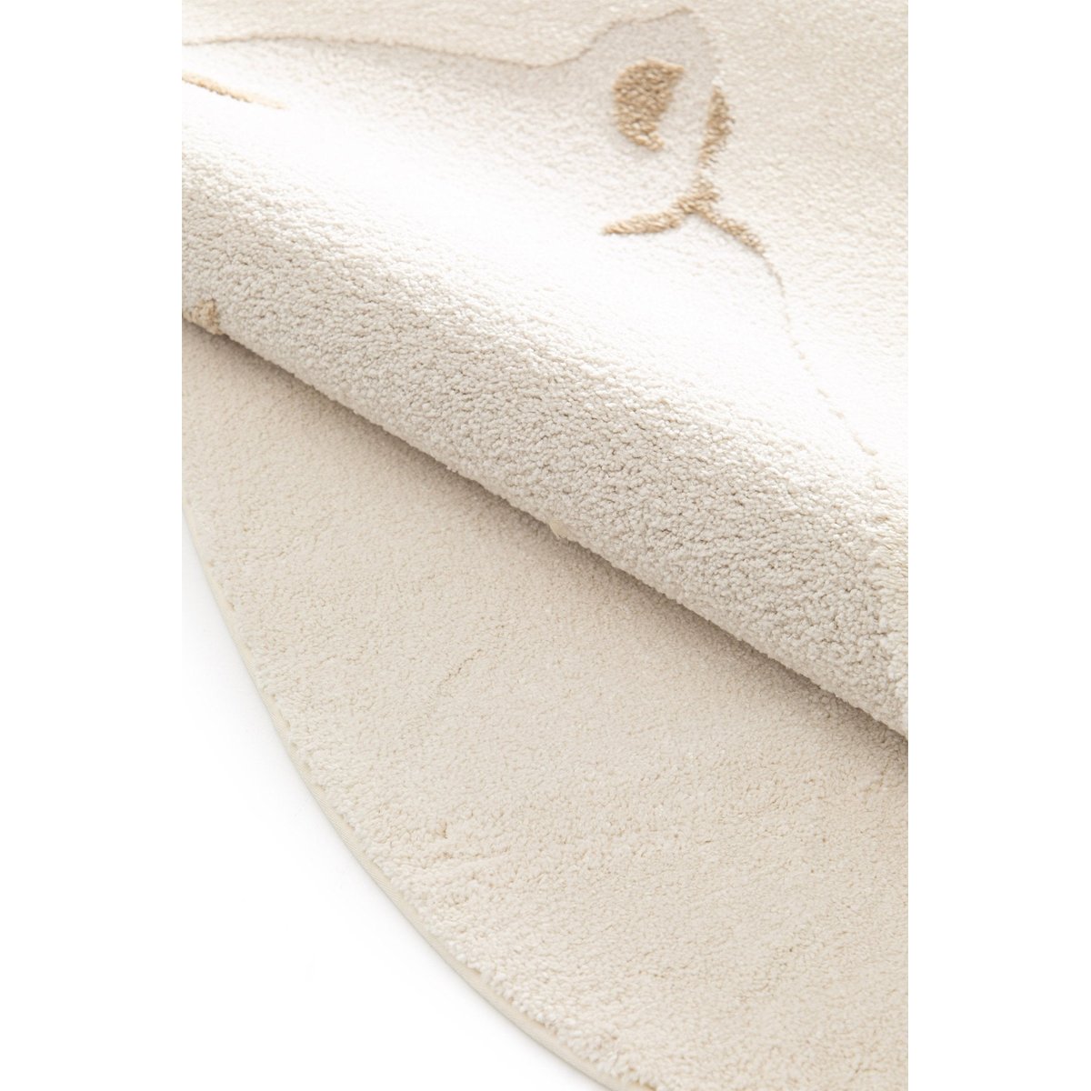 Tapis enfant avec effet relief ORSO beige sable, AFK LIVING