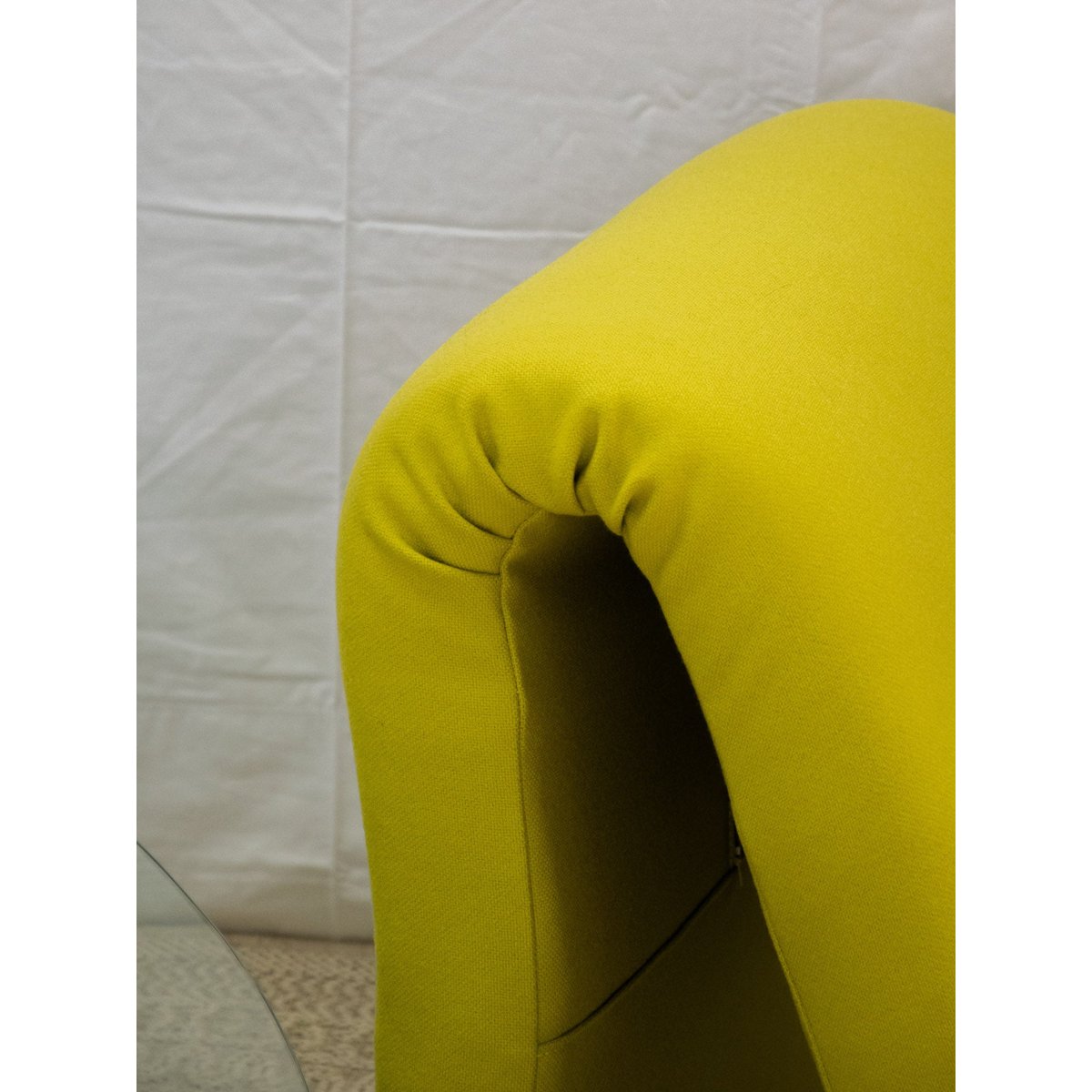 Chauffeuse verte en tissu Olivia N°61 - Bon état vert, DEBONGOUT