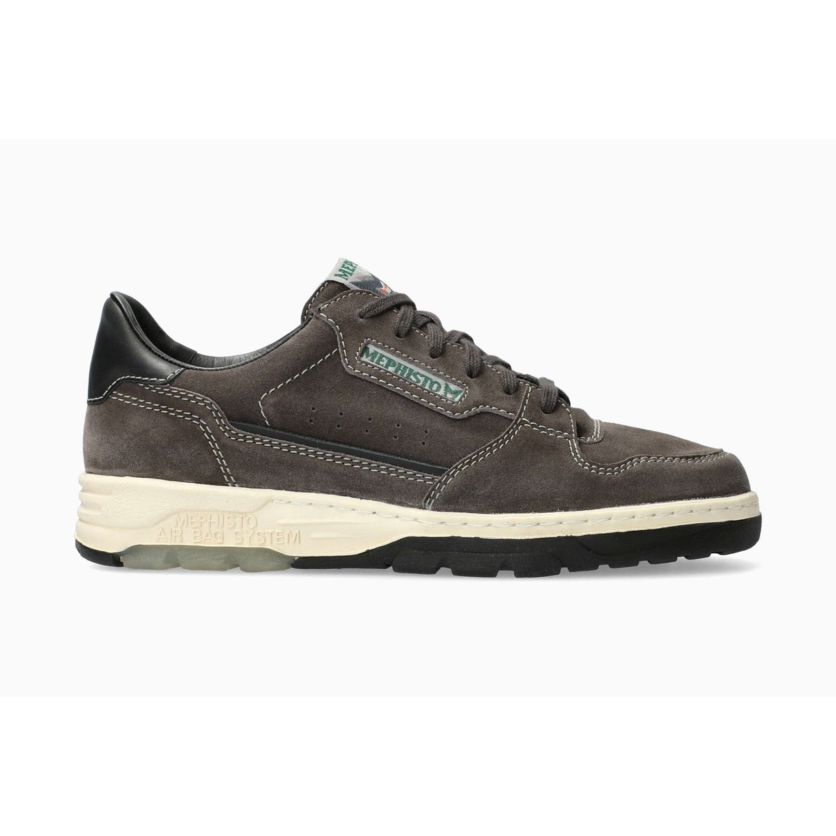 Baskets en cuir MARIUS gris foncé p5146161, MEPHISTO