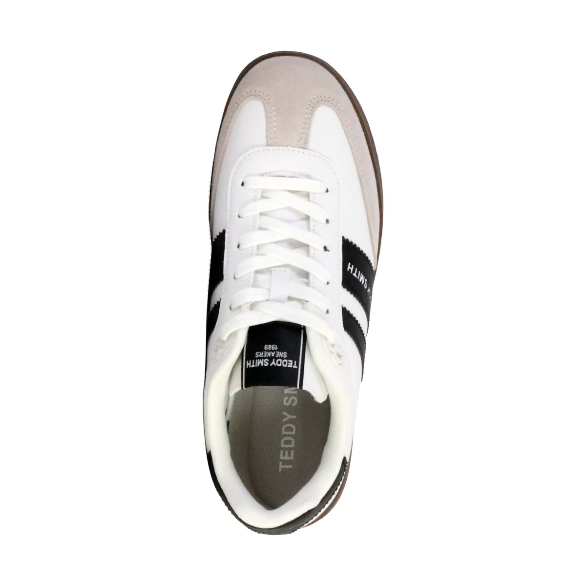 Basket Cuir Teddy Smith blanc, TEDDY SMITH