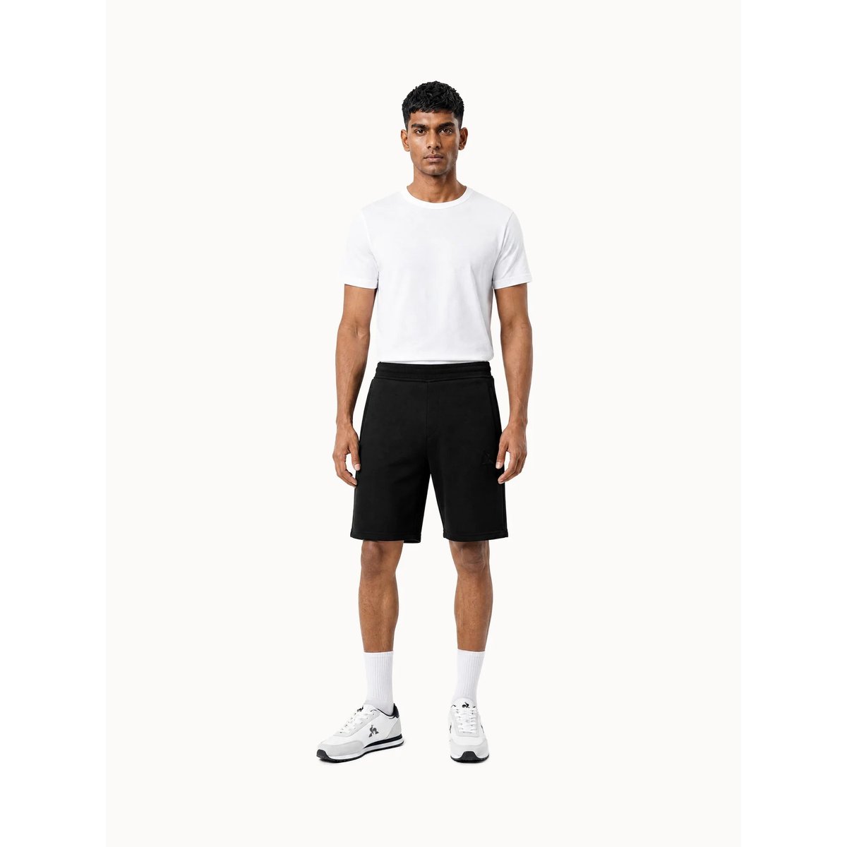 Short Essentiel en molleton Essentiels ton/ton black, LE COQ SPORTIF