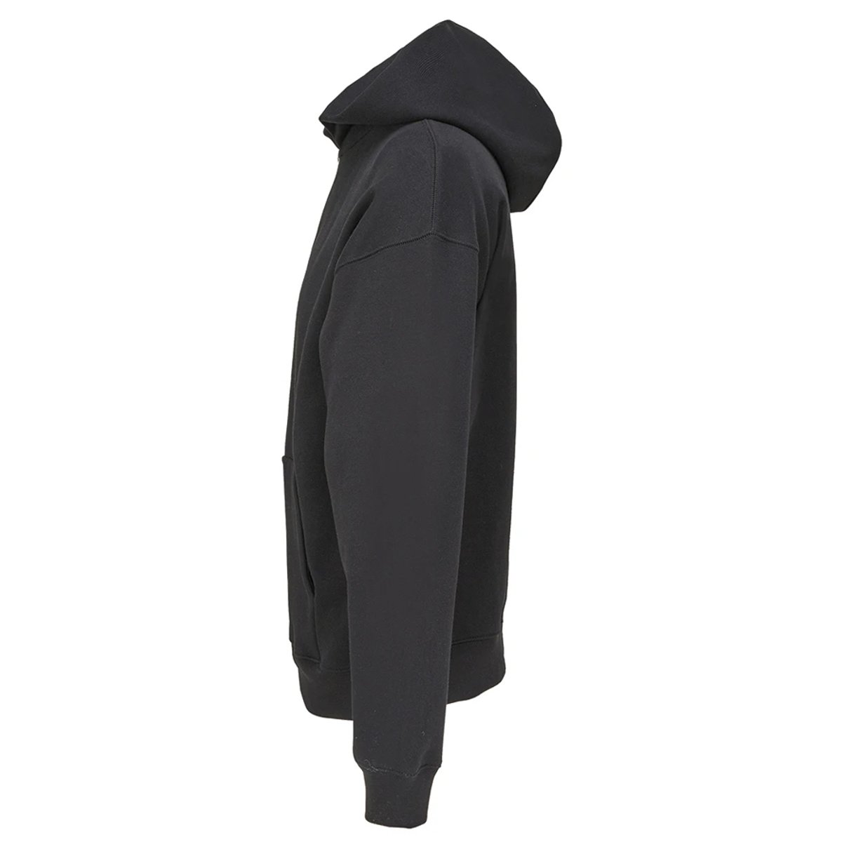 Veste unie à capuche JELO noir, SOLS