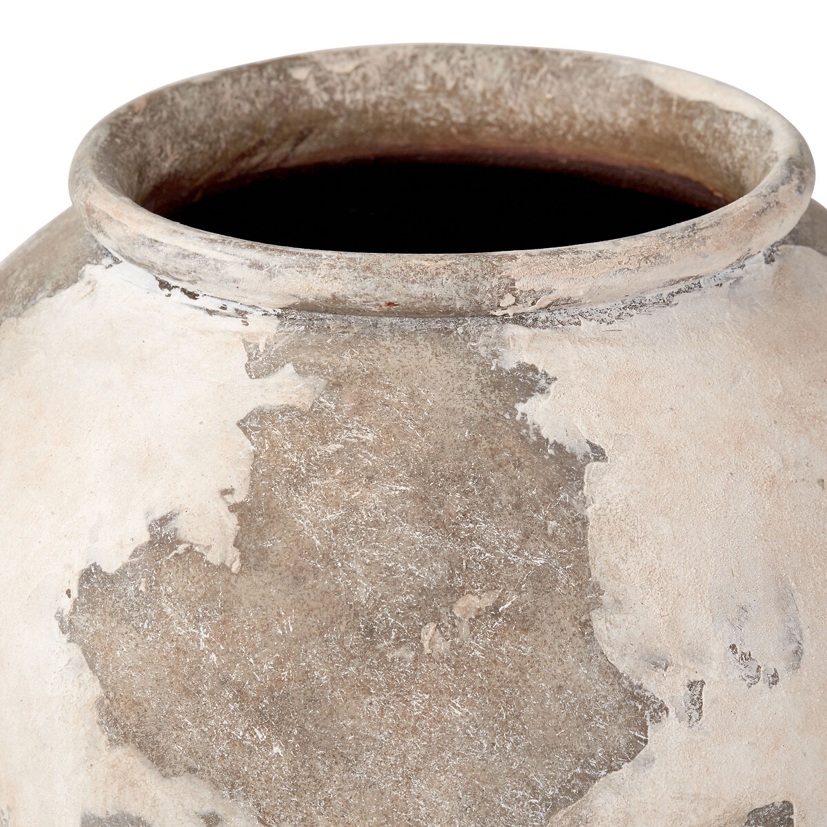 Antique Finish Stoneware Urn Vase natural, ÉDITÉ