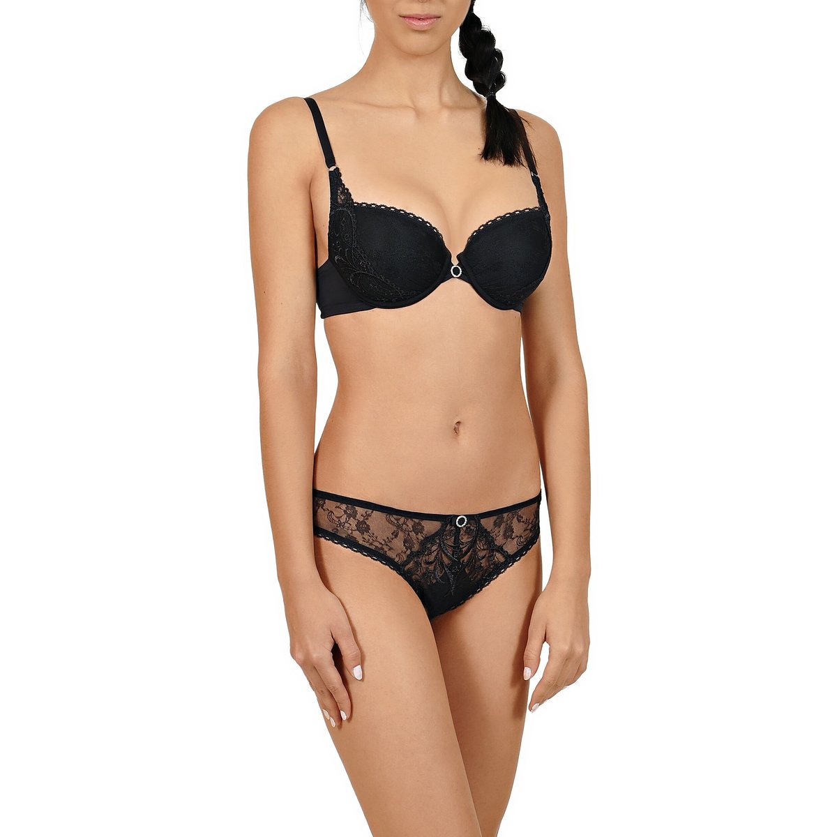 Soutien-gorge préformé Fame noir, LISCA