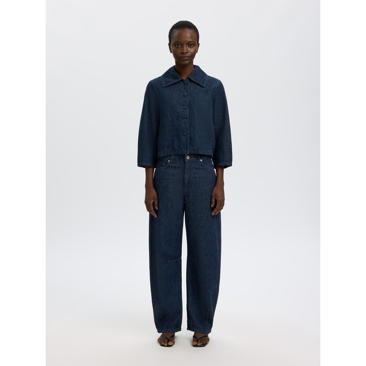 Veste En Jean dark blue denim, SELECTED