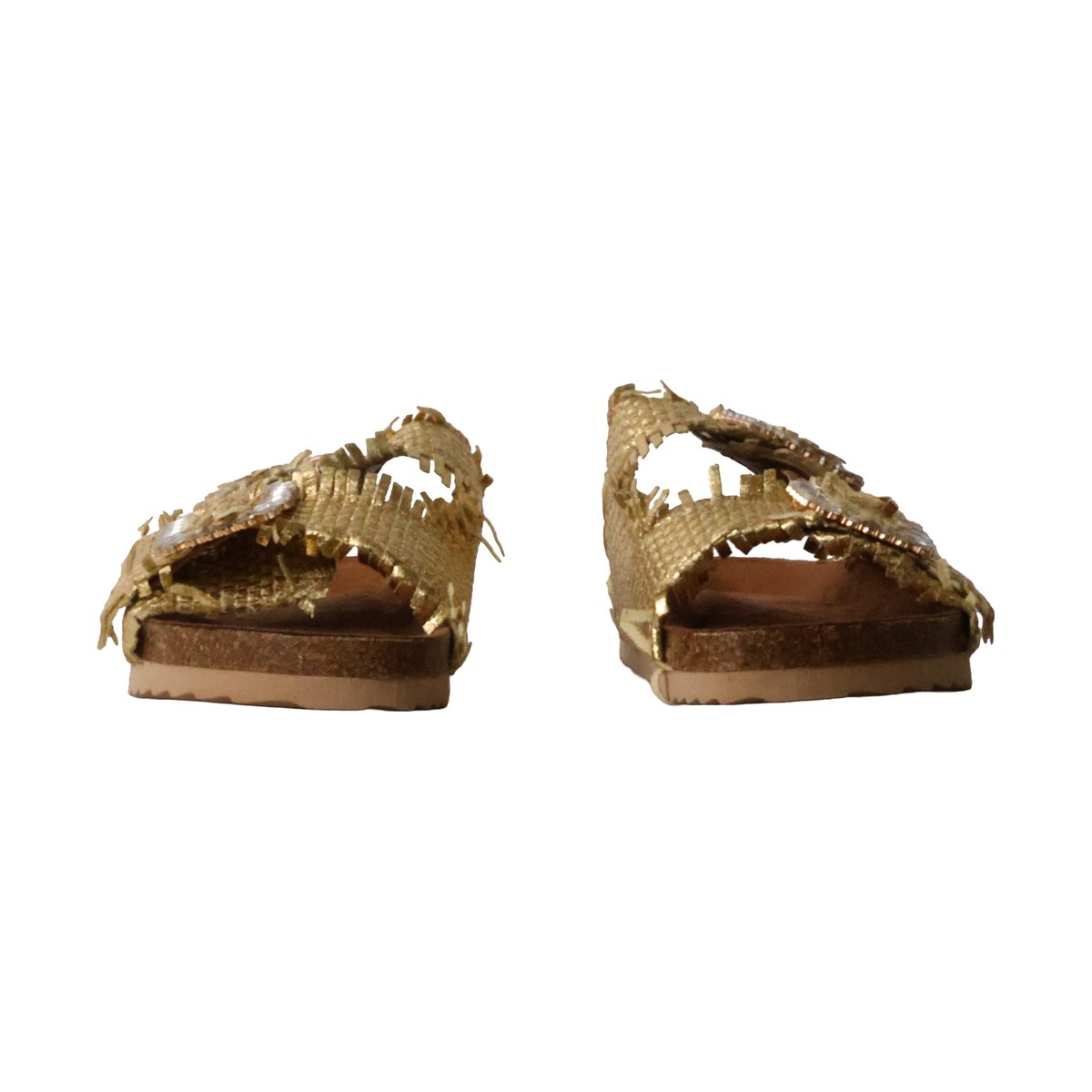 Mules à Enfiler Paris or, ENZA NUCCI