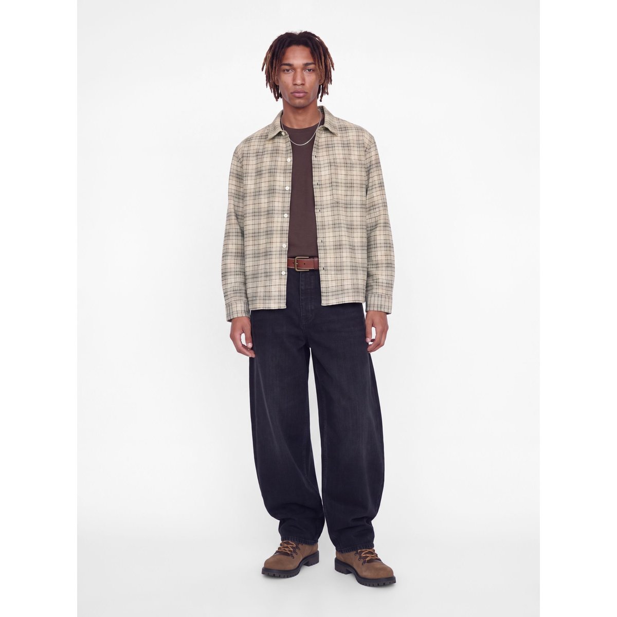 Chemise grise - feather gray 1, JACK & JONES
