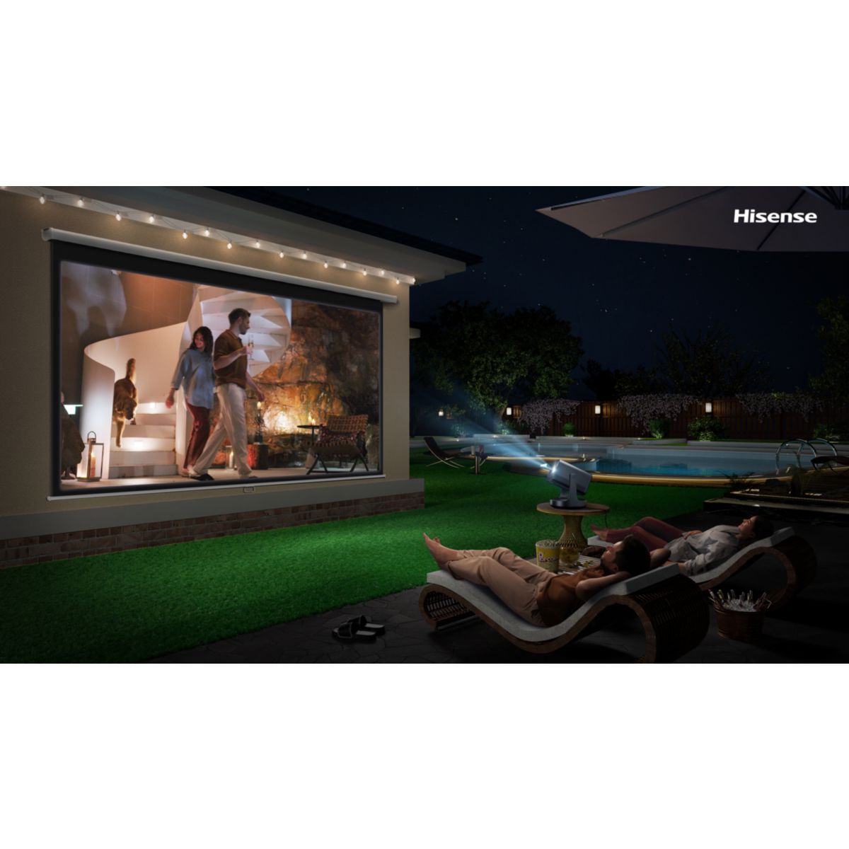Vidéoprojecteur home cinéma C2 Ultra 4K Laser gris, HISENSE