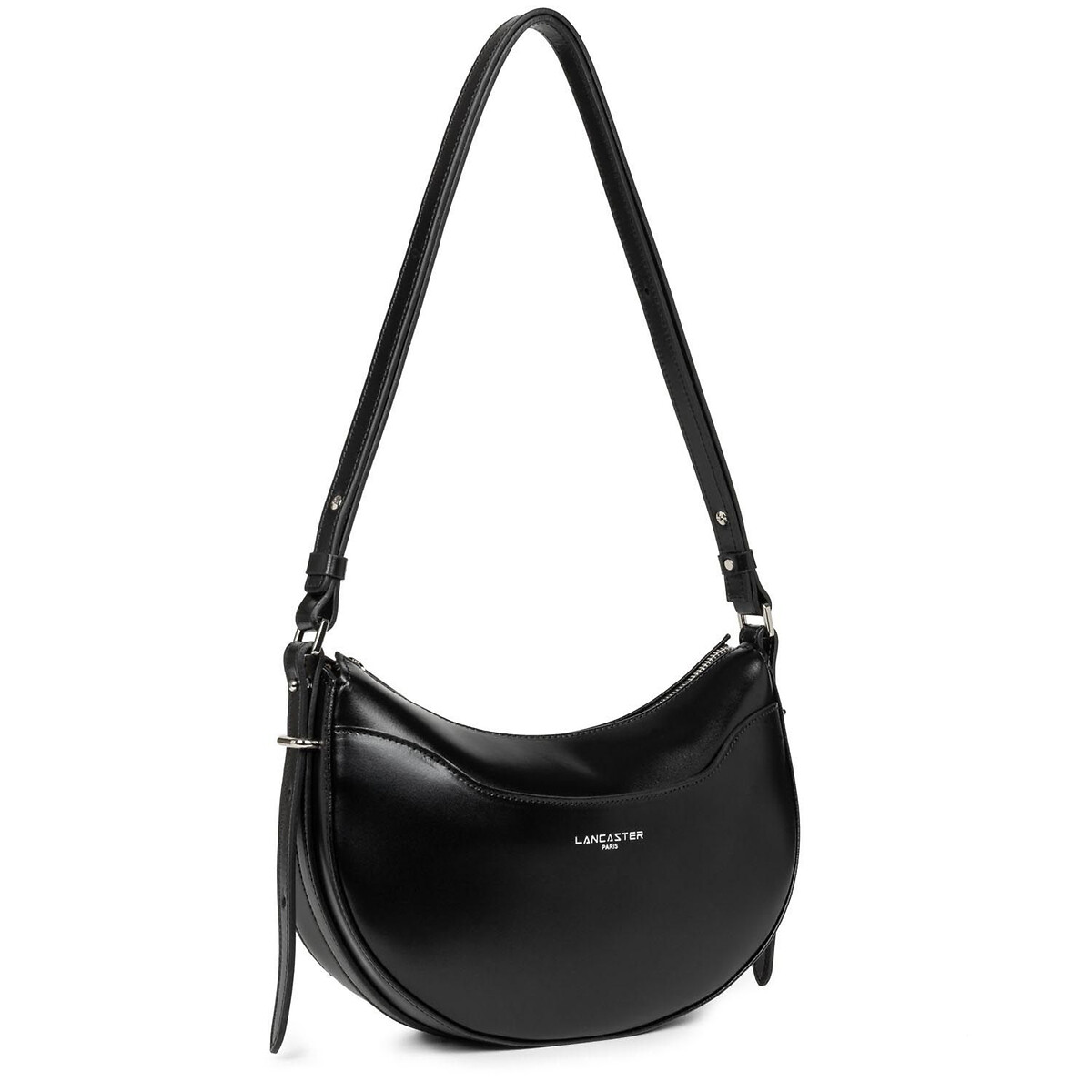 Sac à bandoulière demi lune SUAVE ACE noir, LANCASTER