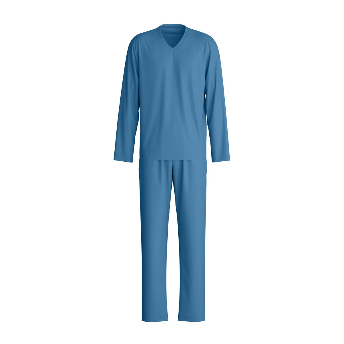 Pyjama manches longues Coton NIGHTWEAR XTRA bleu de paris, CALIDA