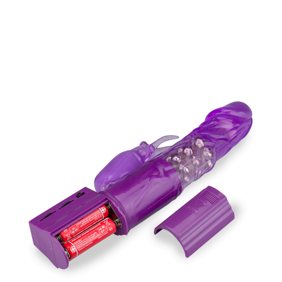 Vibromasseur vibro rabbit rotatif gros diamètre violet, LOVE AND VIBES