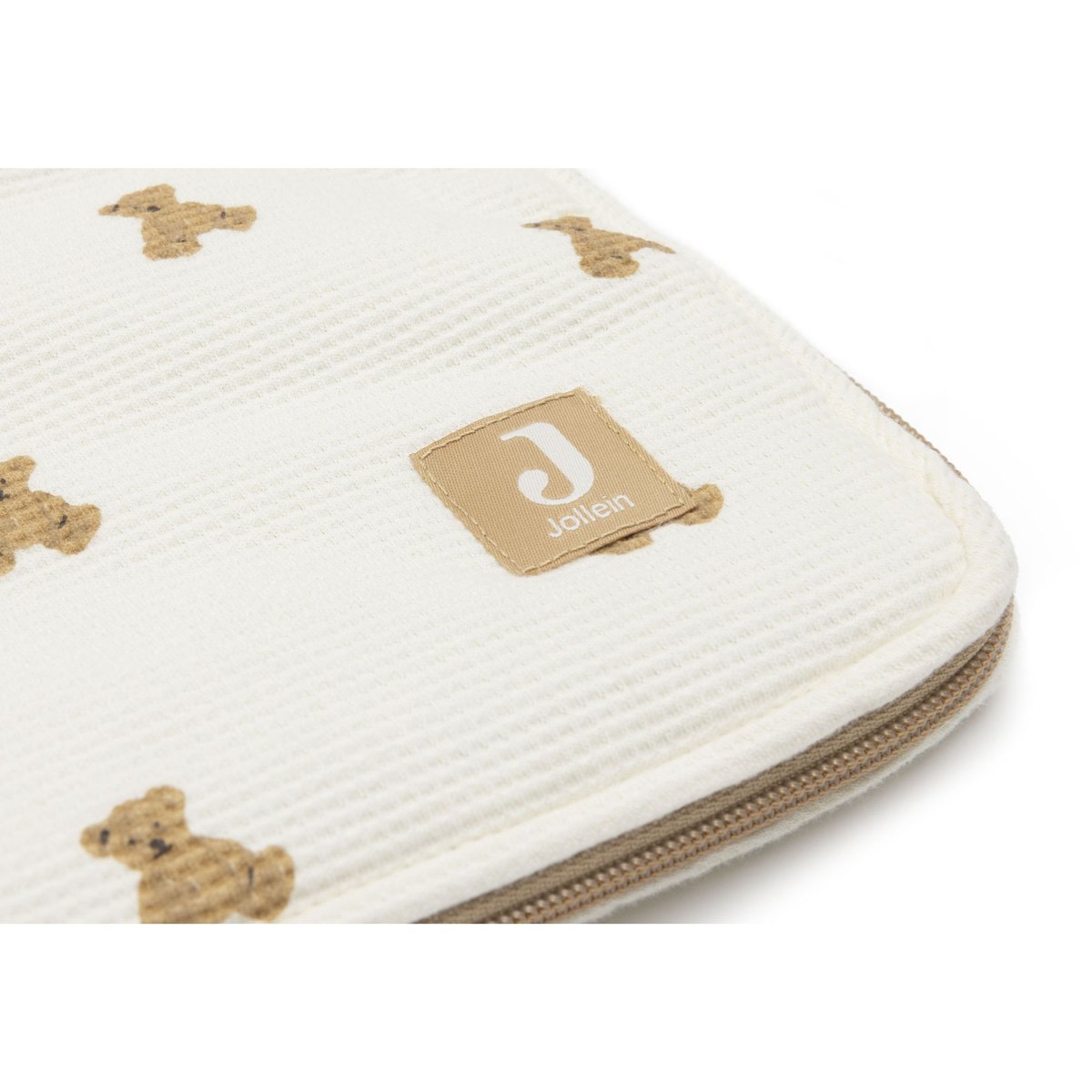 Nid d’ange passe sangle groupe 0+ blanc mini teddy bear, JOLLEIN