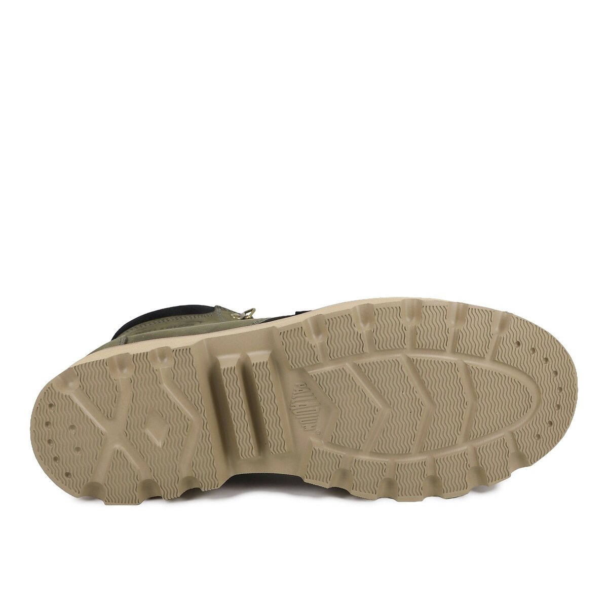 Botas em pele caqui, PALLADIUM