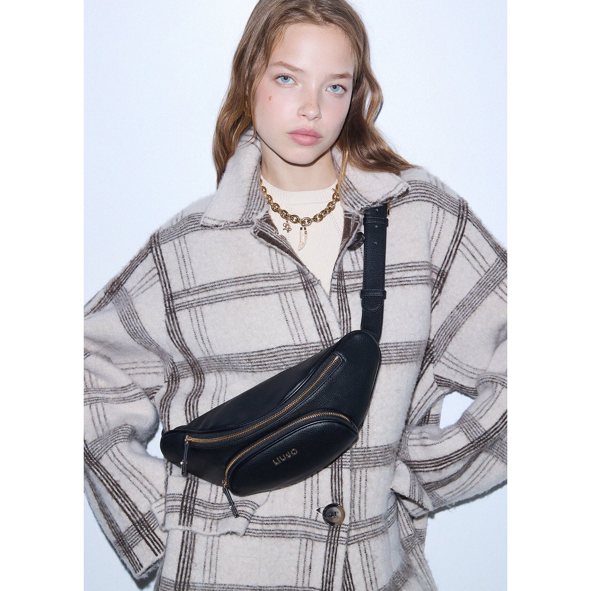 Sac Banane avec Logo noir, LIU JO