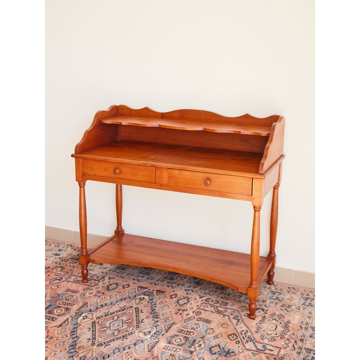 Coiffeuse en bois Louise N°317 - Bon état bois clair, DEBONGOUT
