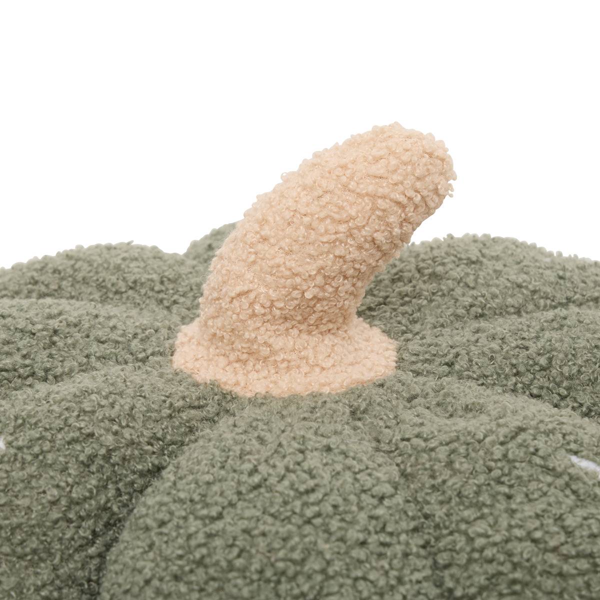 Coussin citrouille Automne rond 32x32cm beige, ATMOSPHERA