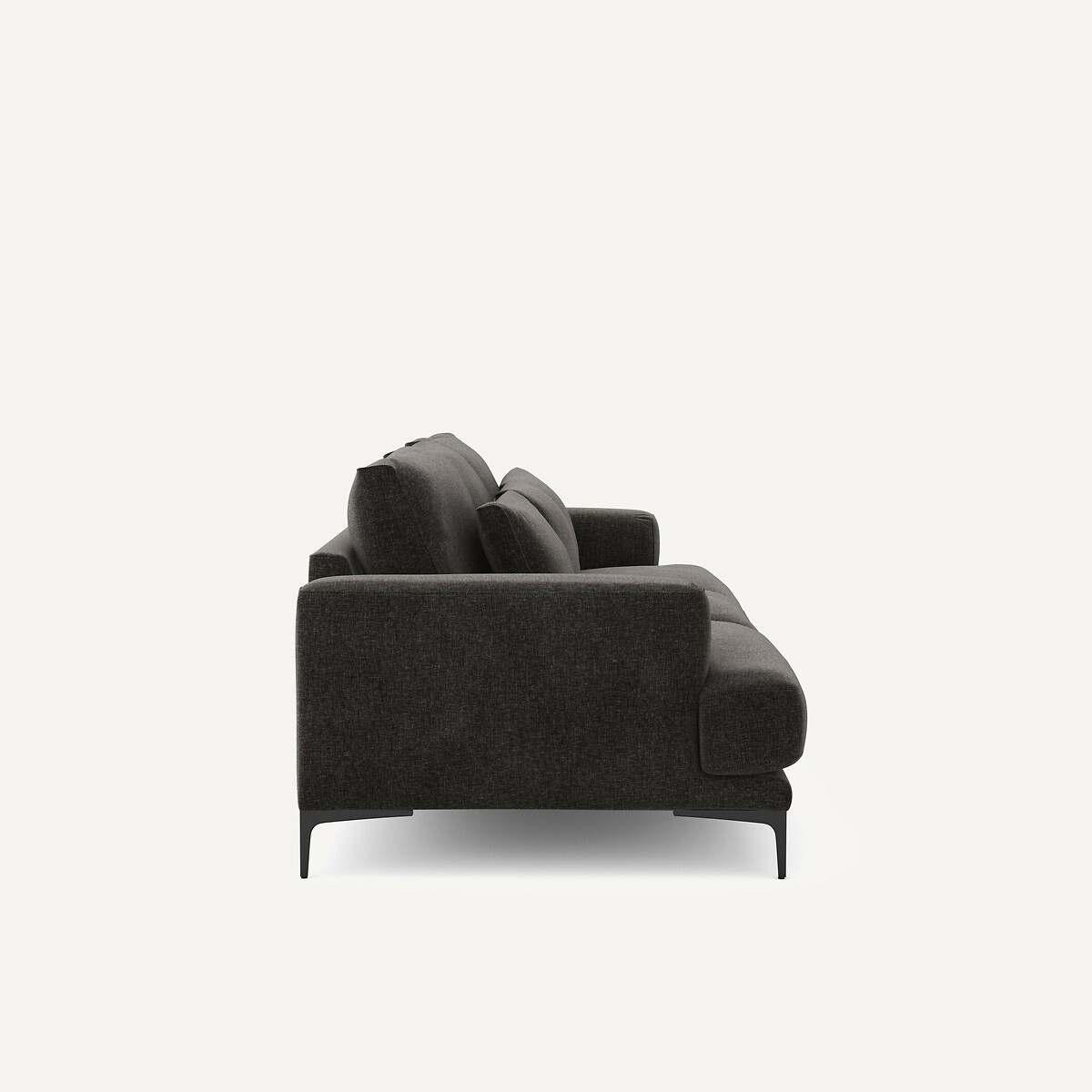 4-zits fluwelen chenille bank, Marsile basalt, AM.PM
