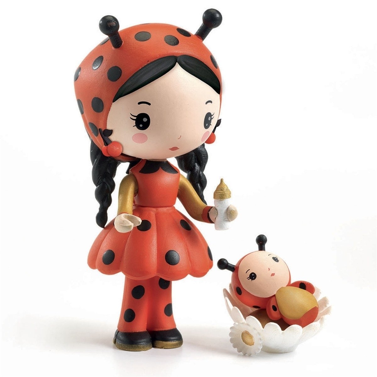 Coco & Minico - Figurines Tinyly orange, DJECO