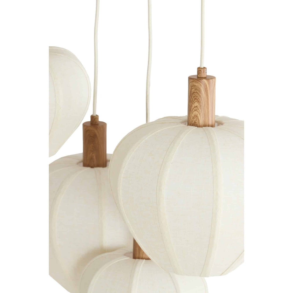 Lampe Suspendue Métal HUXI naturel, LIGHT & LIVING