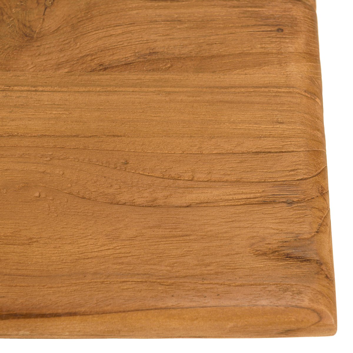 Table de jardin carrée 70 cm en teck recyclé ORIA bois naturel, PIER IMPORT