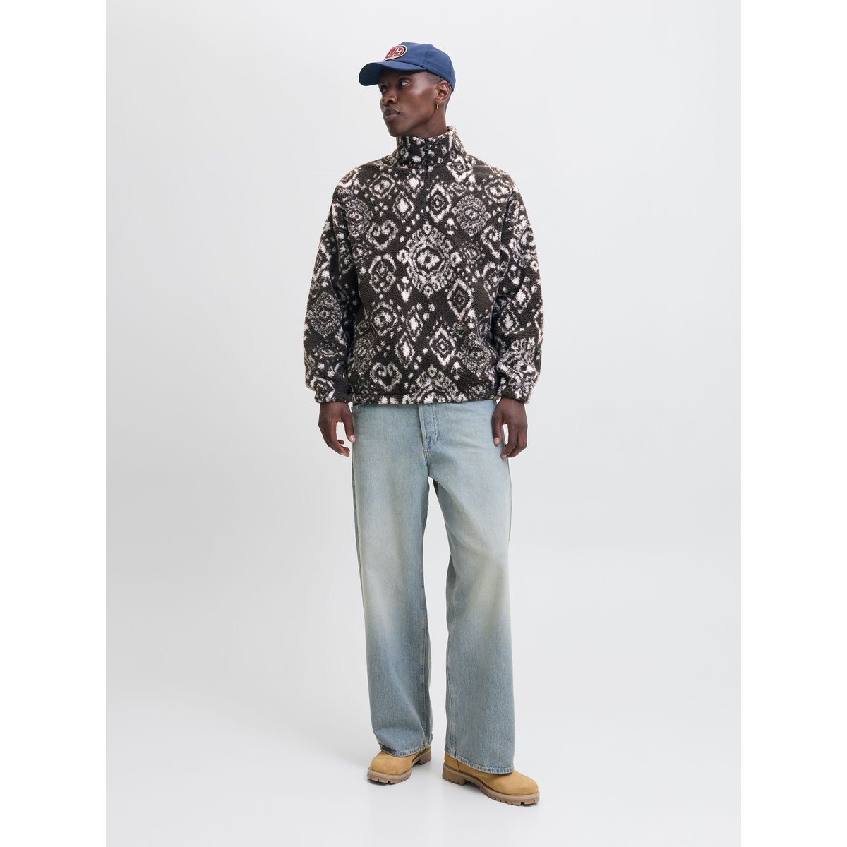 Sweat-Shirt En Polaire asphalt, JACK & JONES
