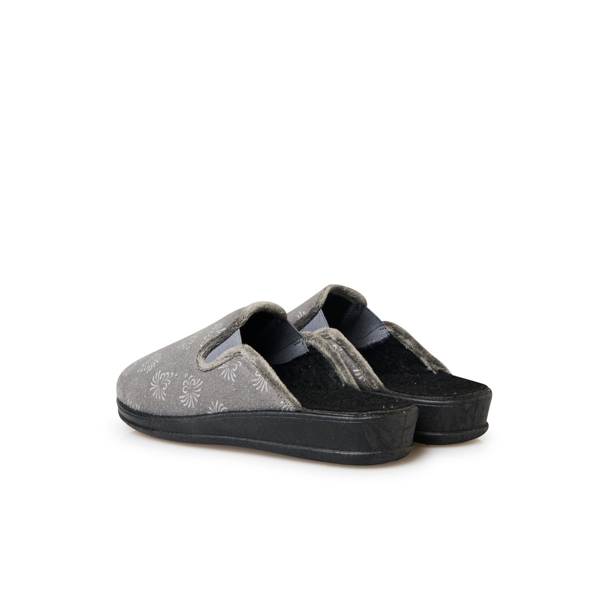 Mules avec élastiques gris, PEDICONFORT